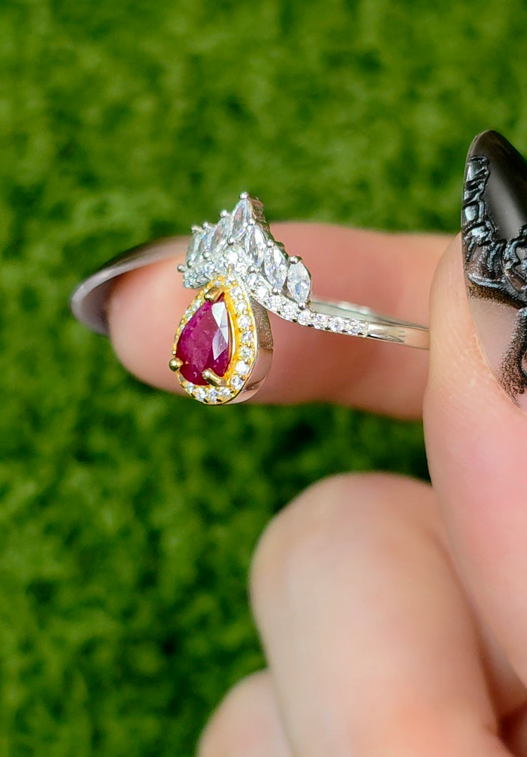 Ruby Tiara Ring