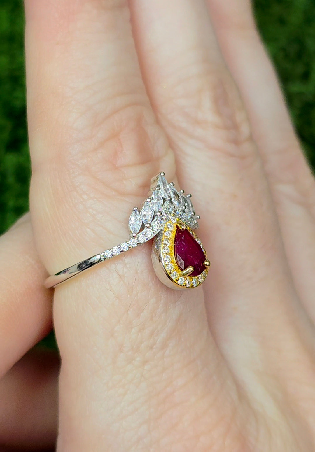 Ruby Tiara Ring