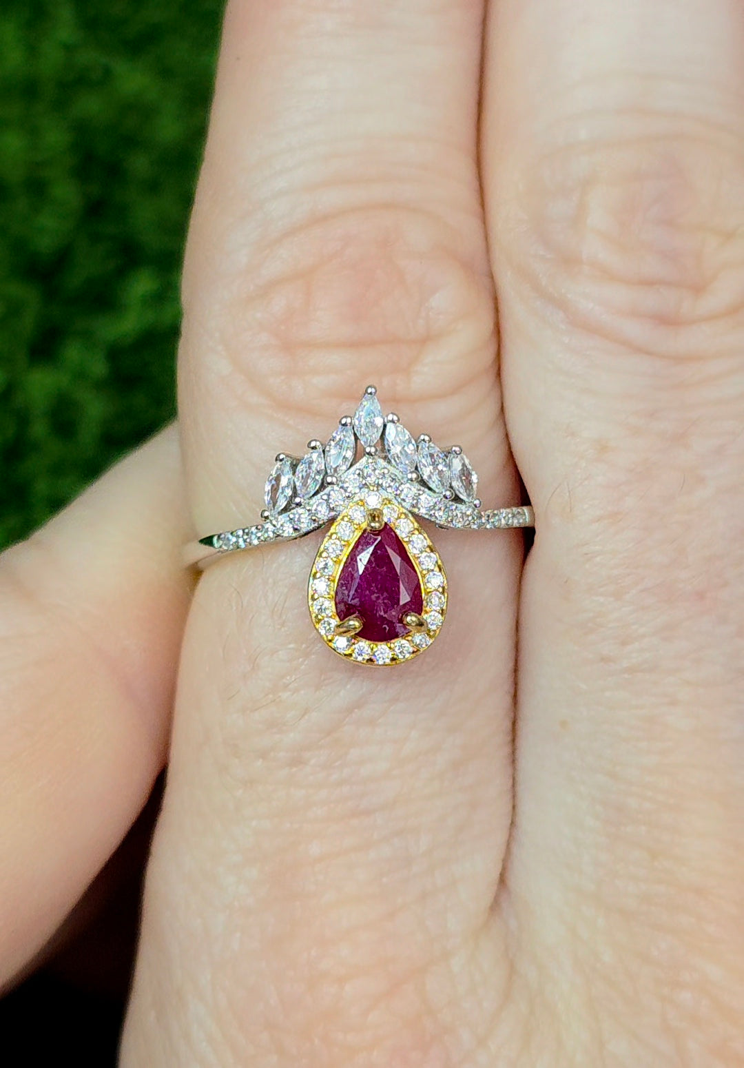 Ruby Tiara Ring