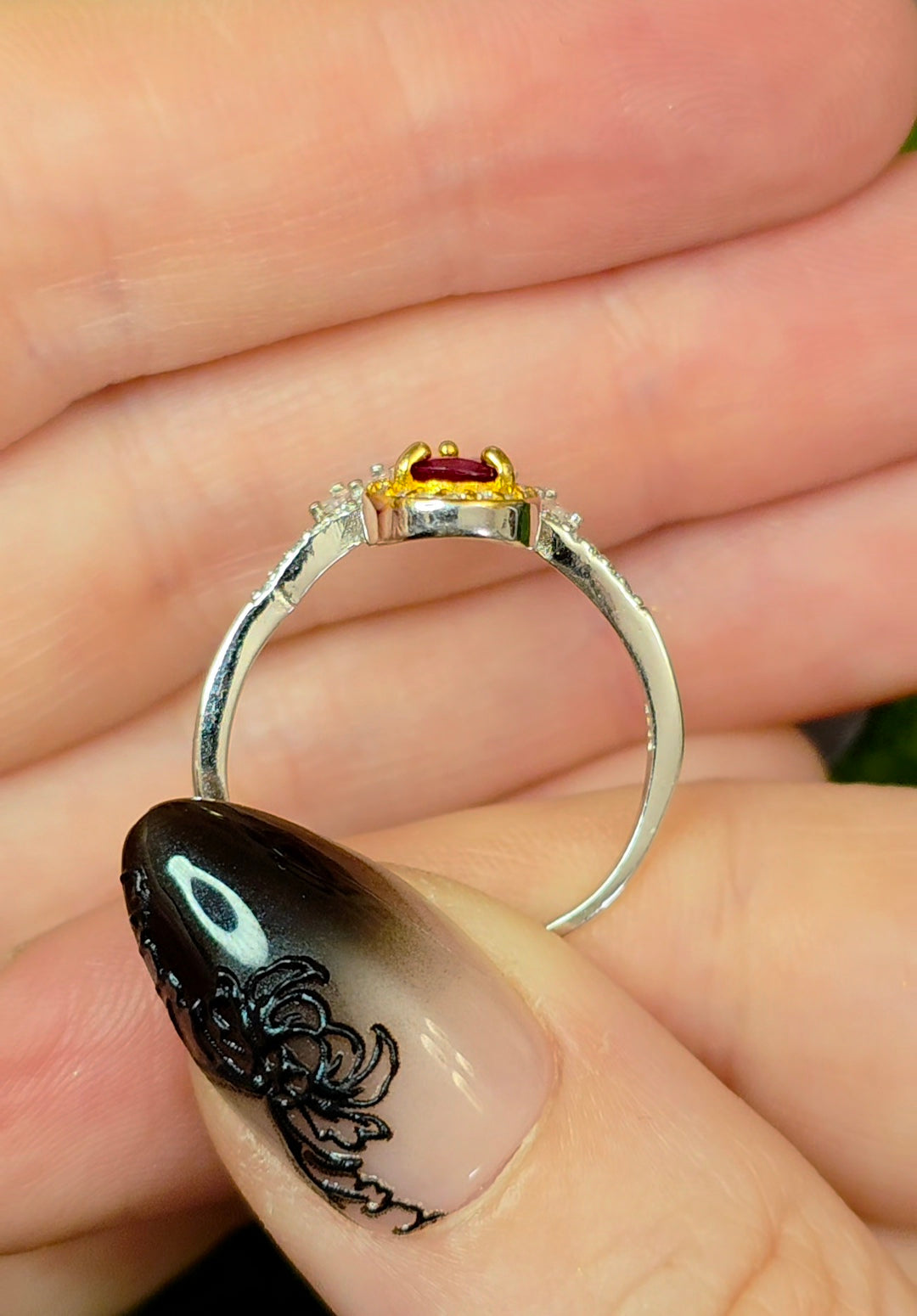 Ruby Tiara Ring
