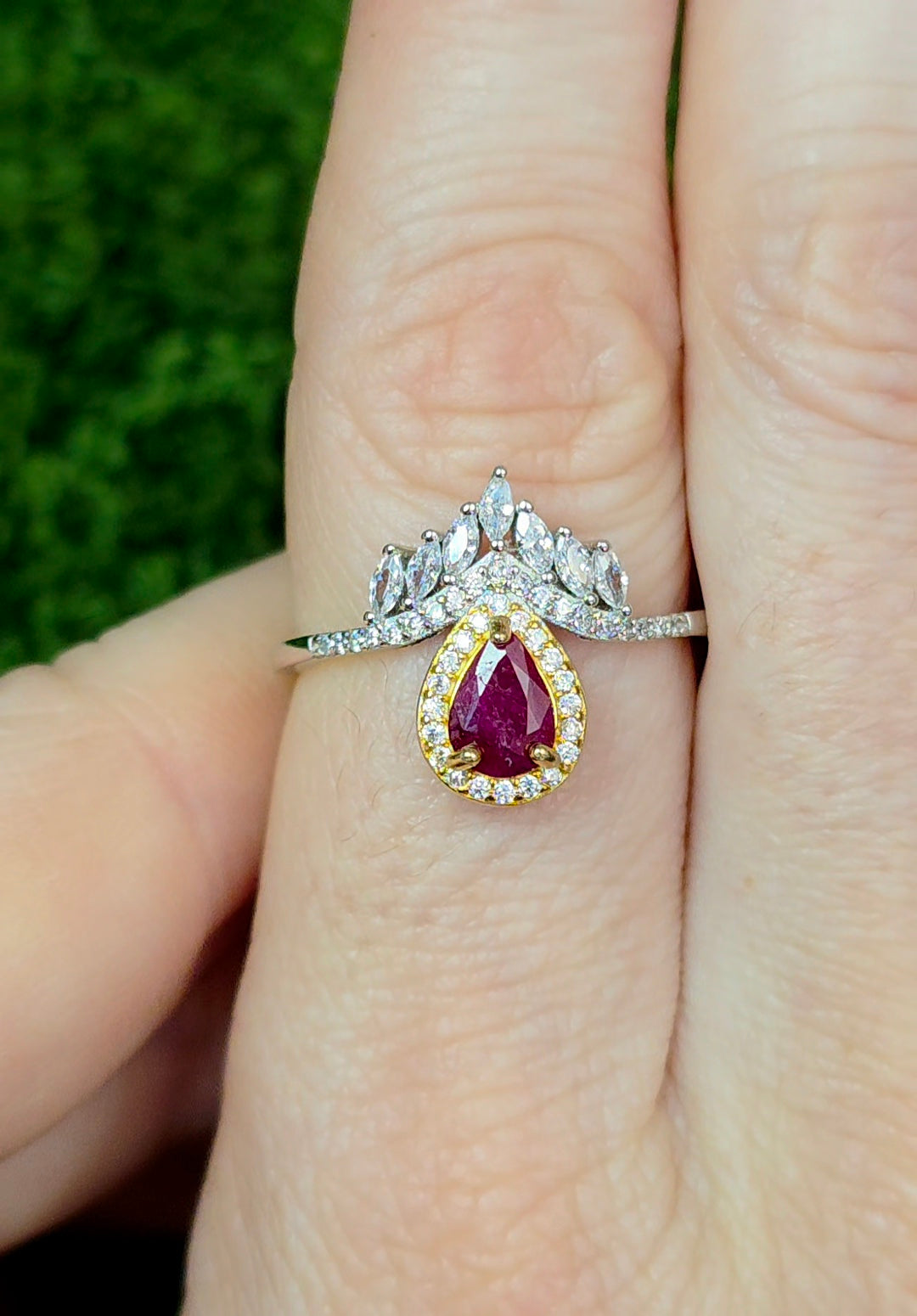 Ruby Tiara Ring