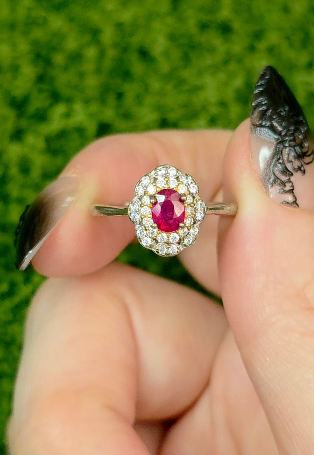 Ruby Cluster Ring