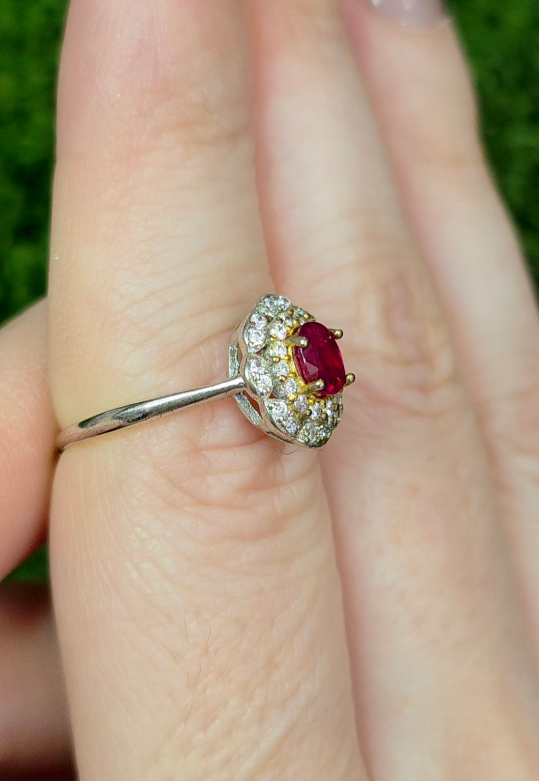 Ruby Cluster Ring