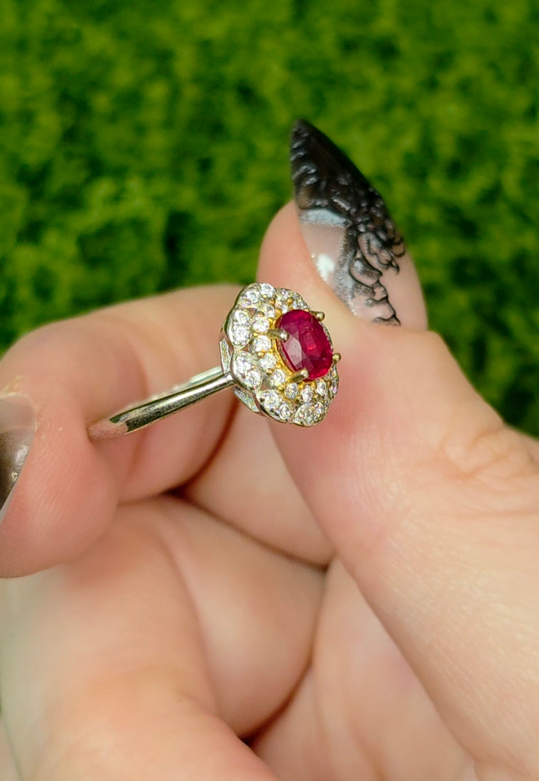 Ruby Cluster Ring