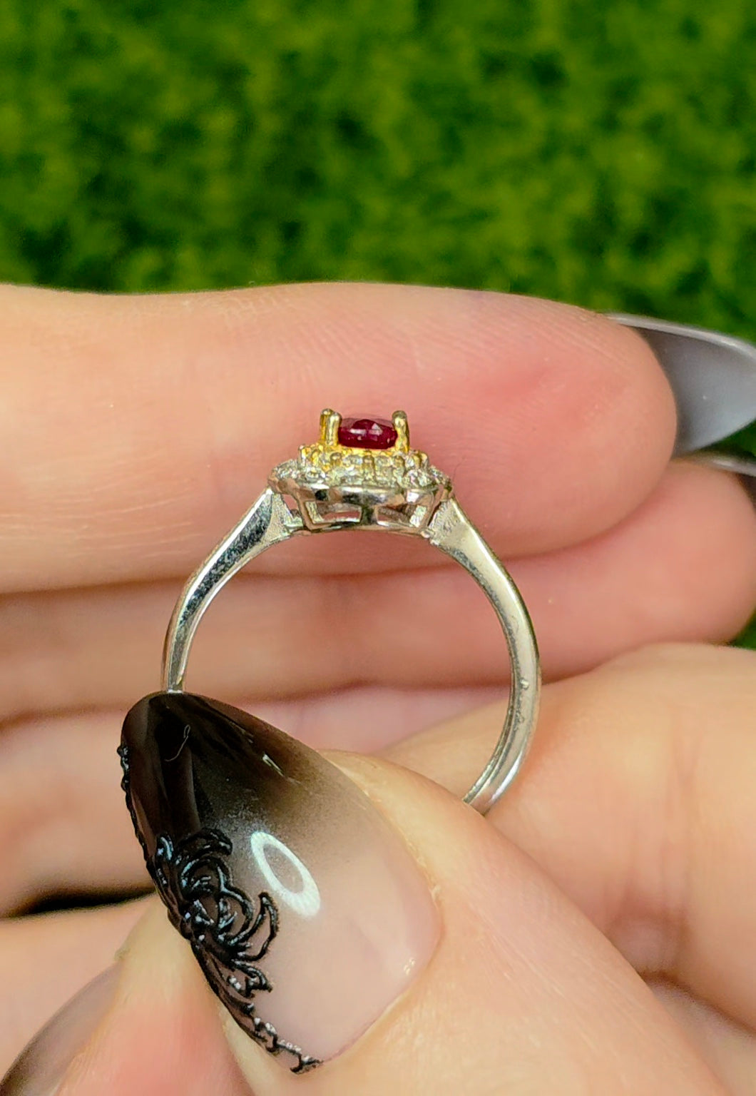 Ruby Cluster Ring