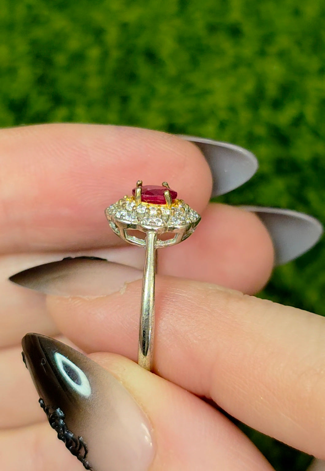 Ruby Cluster Ring