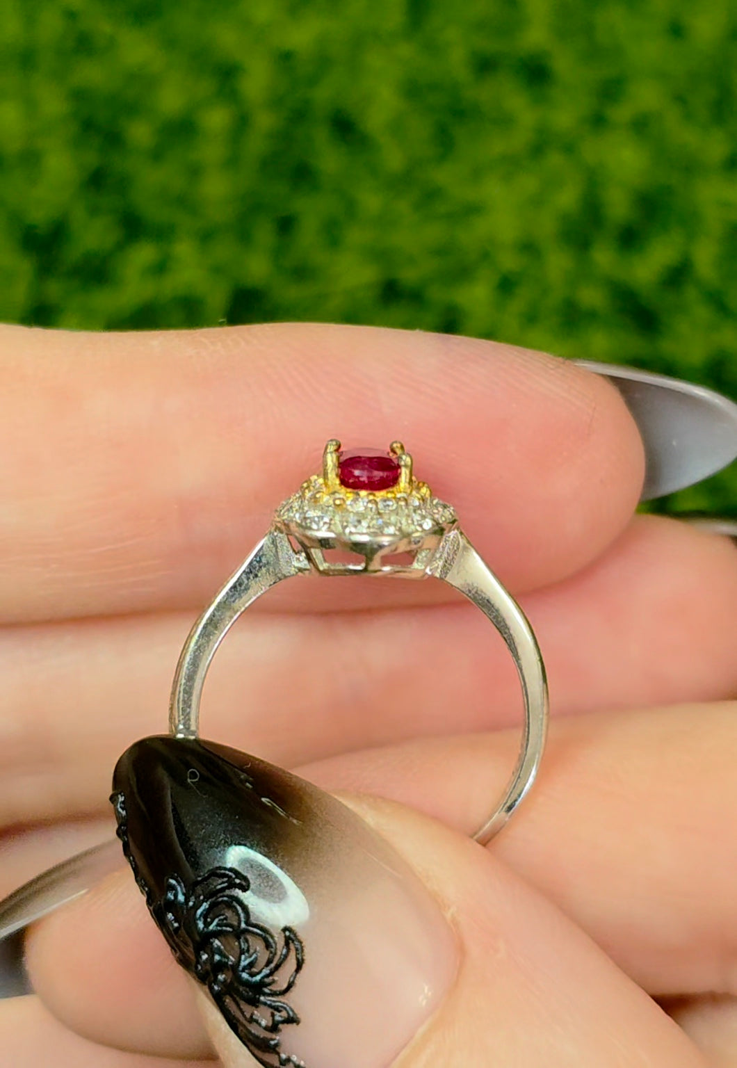 Ruby Cluster Ring
