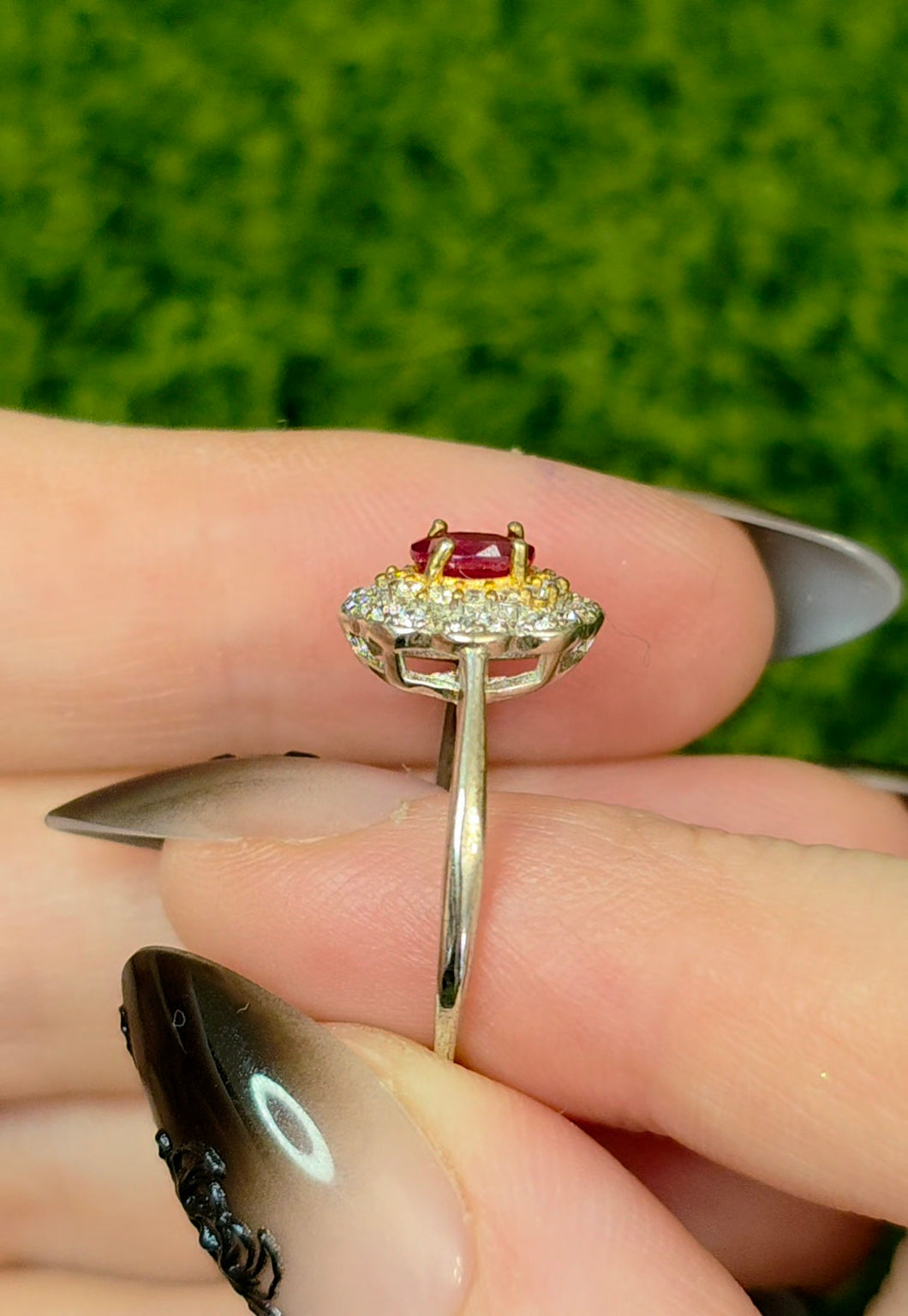 Ruby Cluster Ring