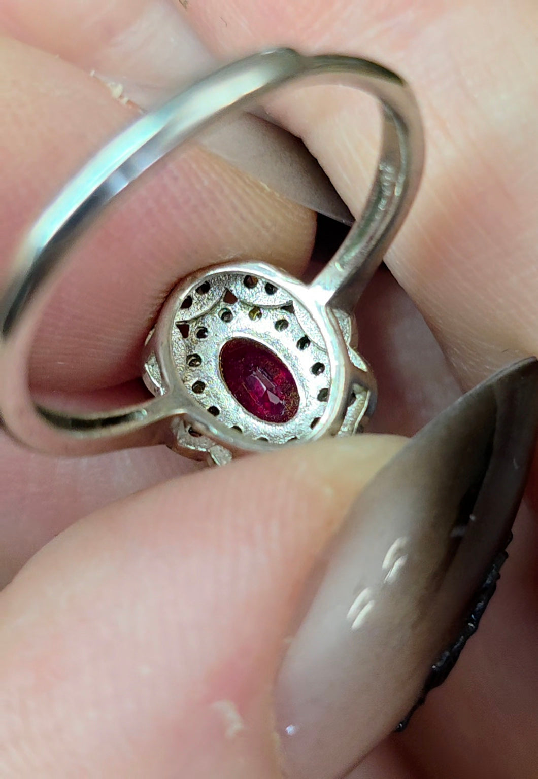 Ruby Cluster Ring