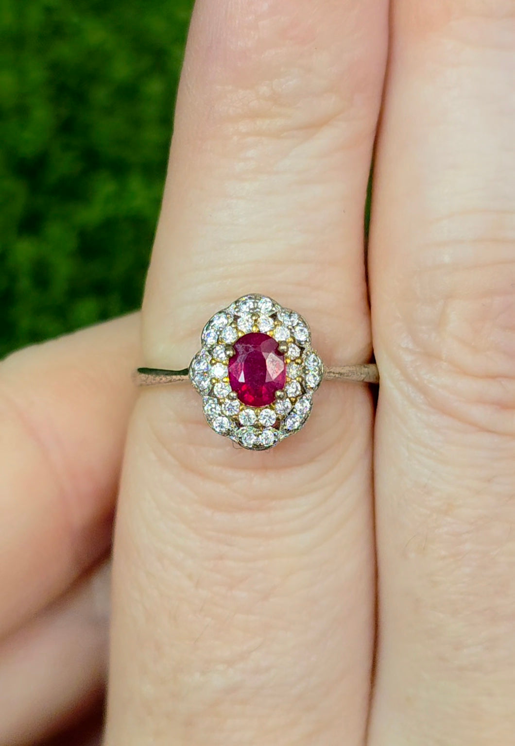 Ruby Cluster Ring