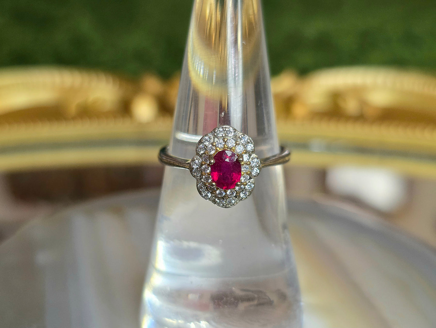 Ruby Cluster Ring
