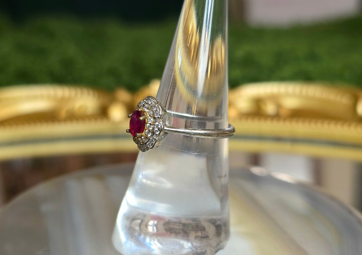 Ruby Cluster Ring