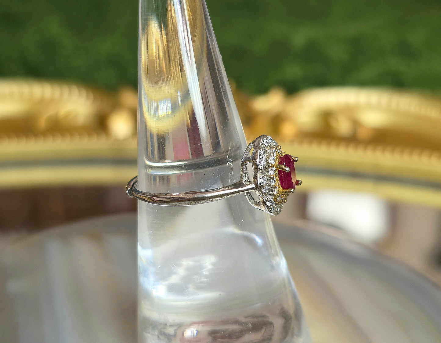 Ruby Cluster Ring