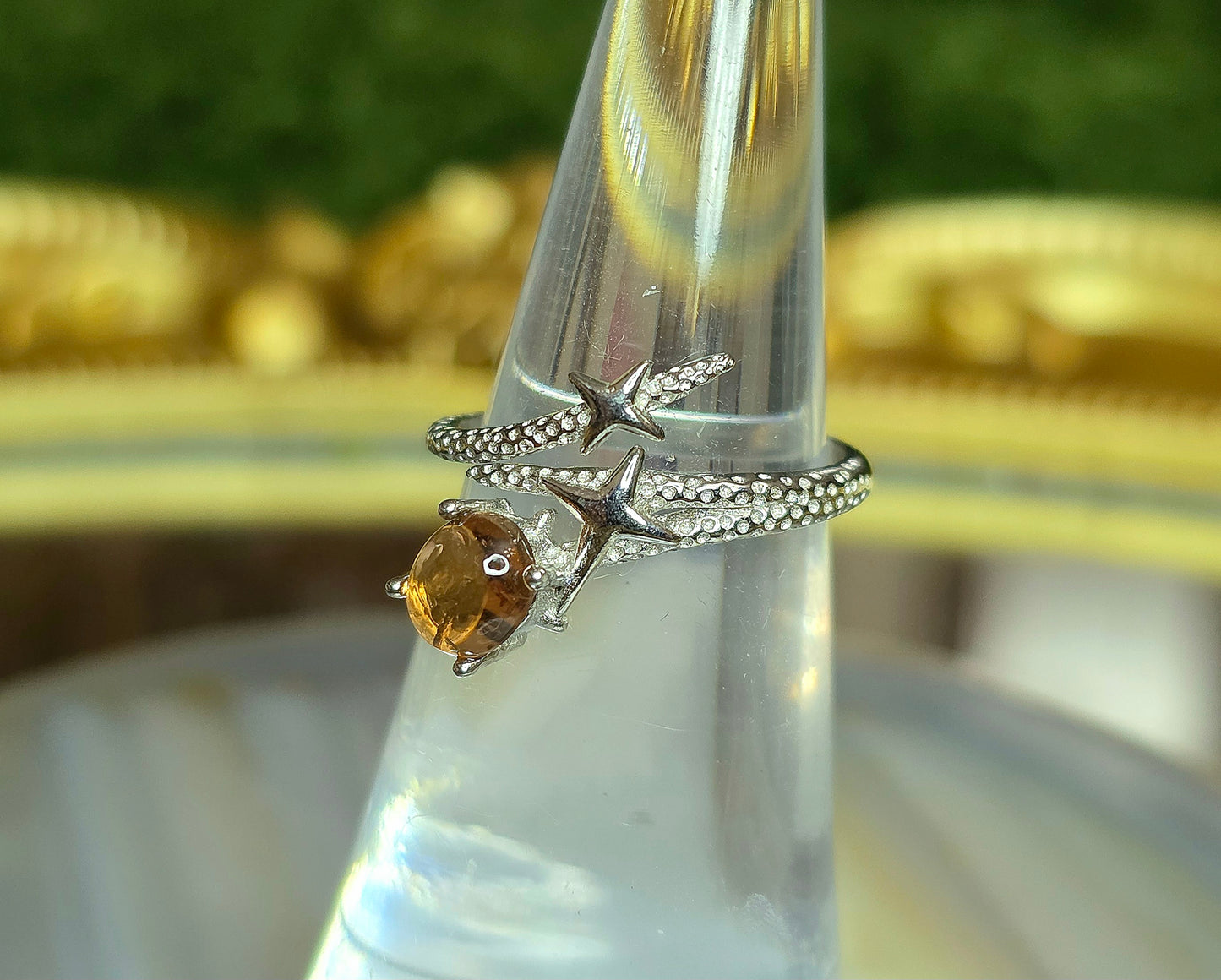 Tourmaline Shooting Star Ring