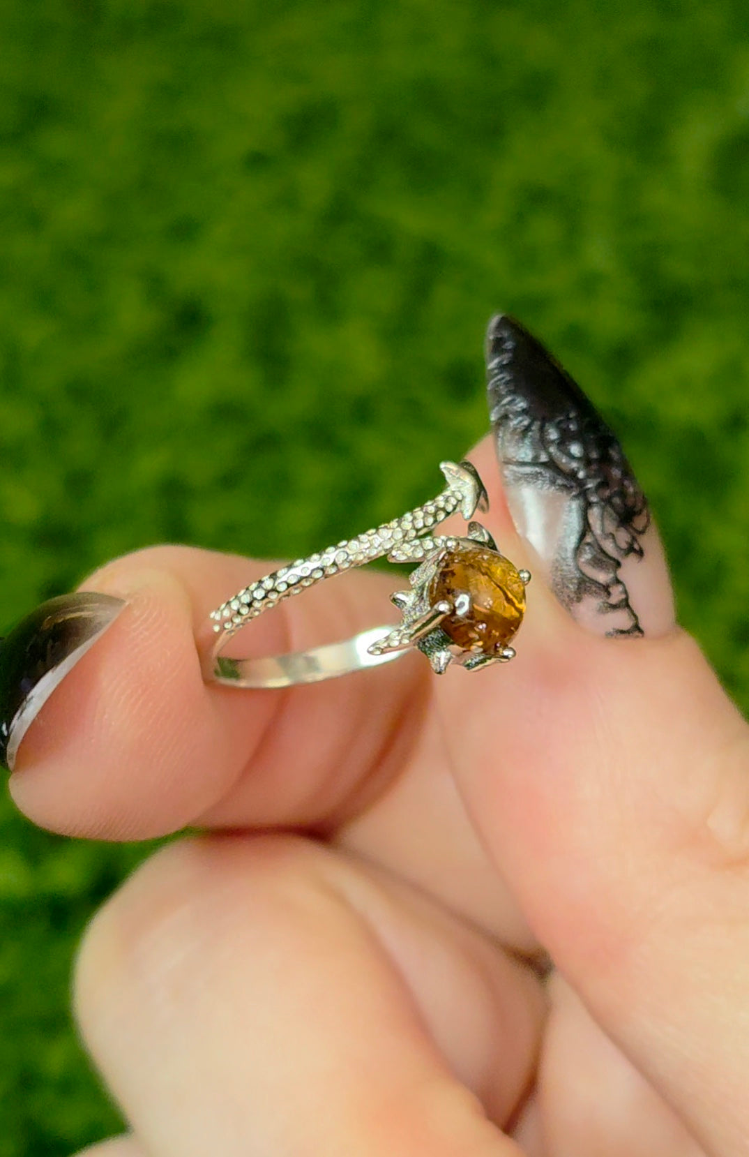 Tourmaline Shooting Star Ring