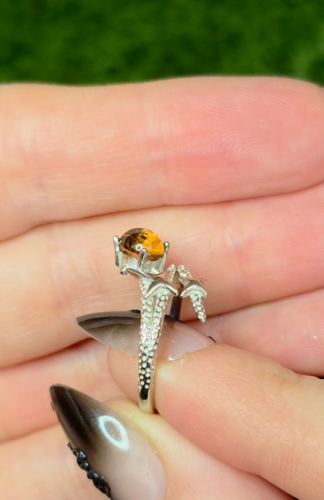 Tourmaline Shooting Star Ring