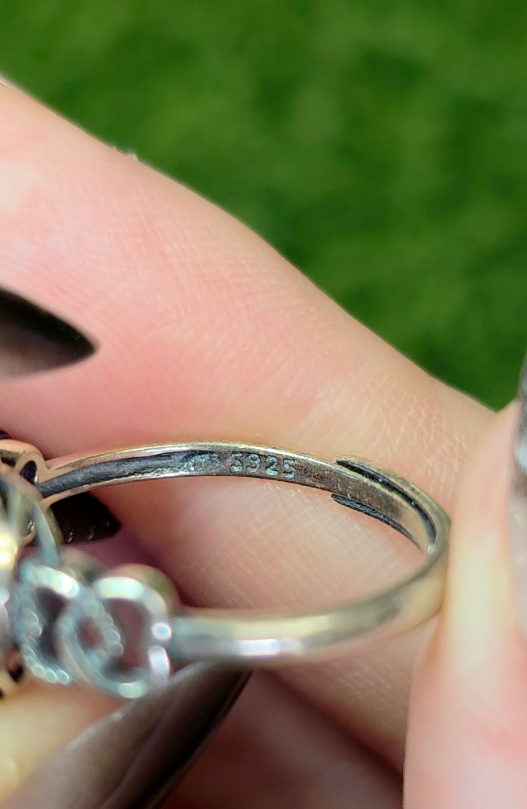 Golden Strawberry Heart Ring