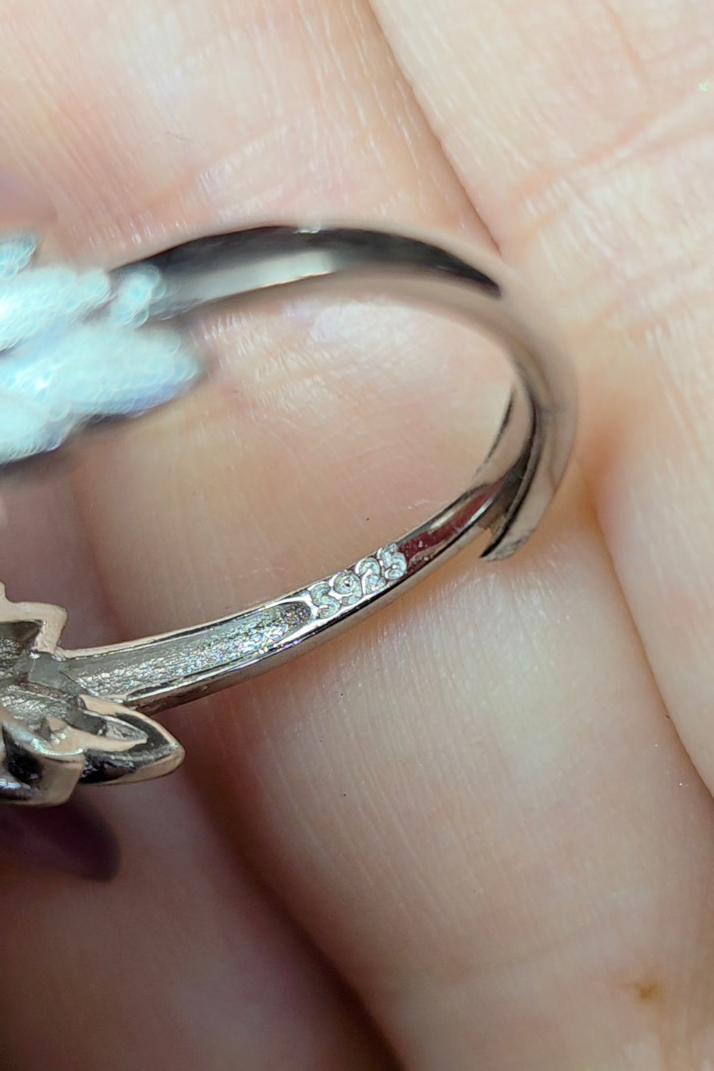 Fire Quartz and Golden Healer Freeform Ring