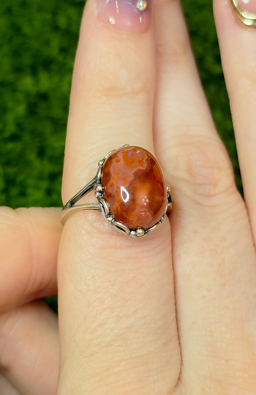 Nanhong Agate Ring D