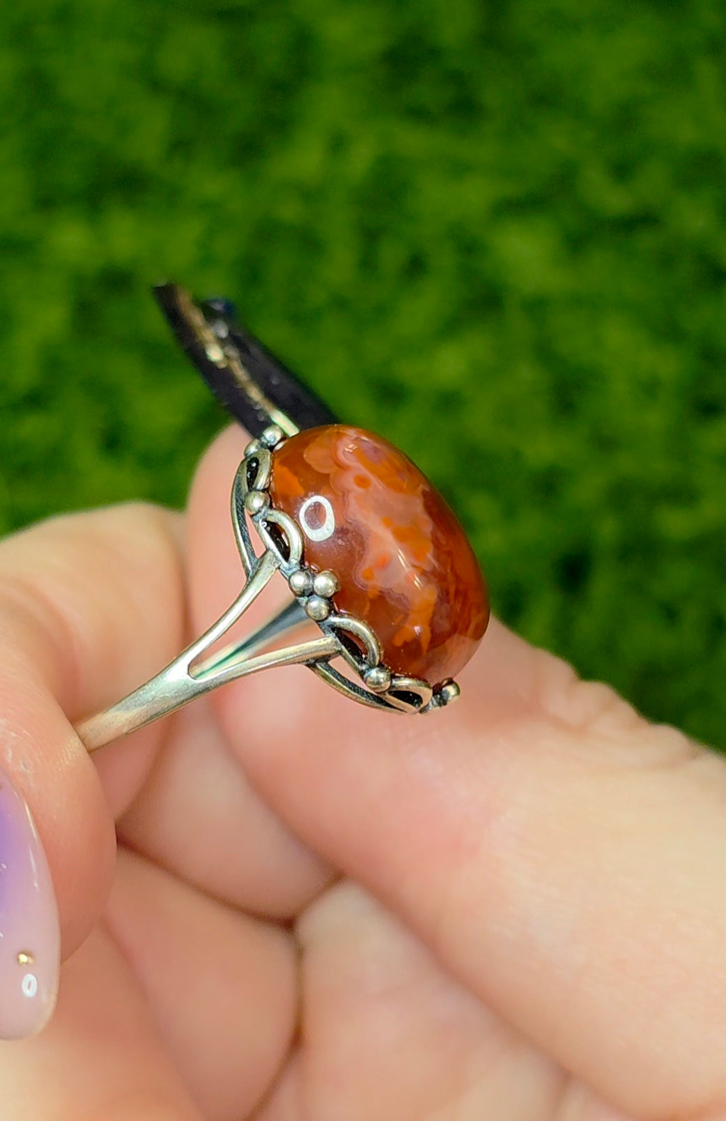 Nanhong Agate Ring D