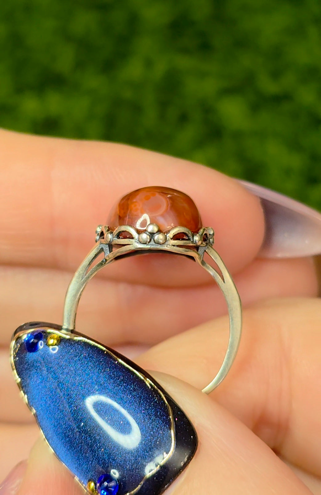 Nanhong Agate Ring D
