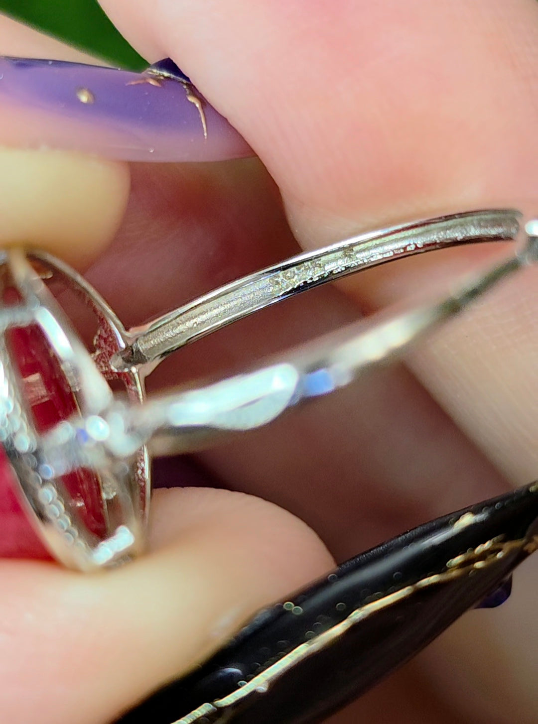 Rhodonite Round Ring