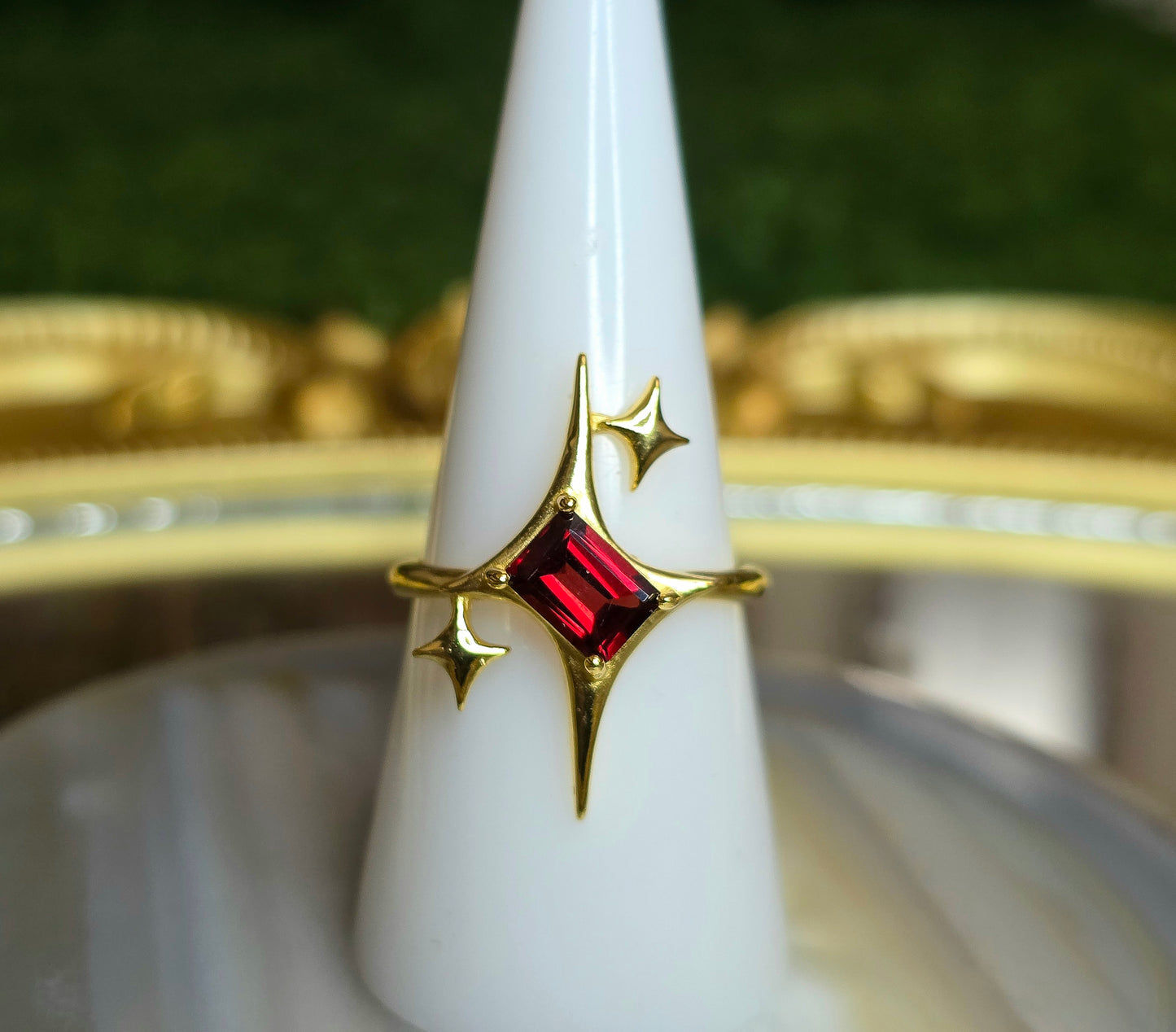 Garnet Starshine Ring B