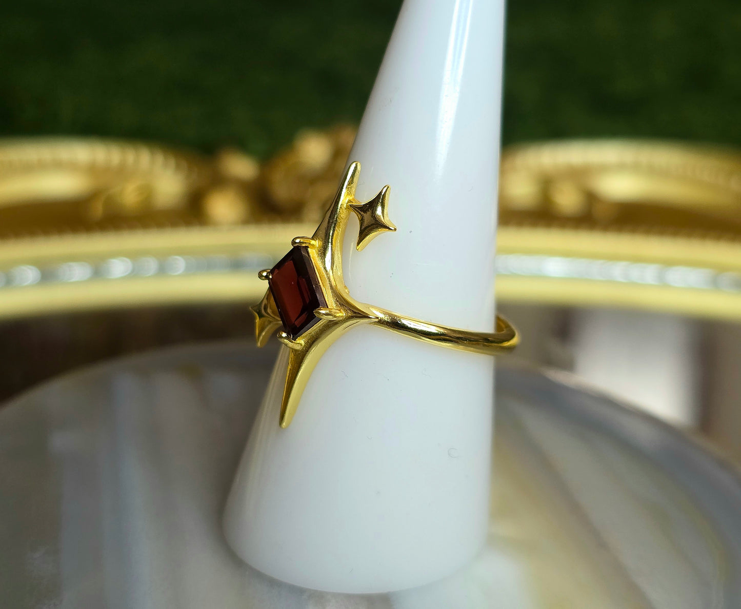 Garnet Starshine Ring B