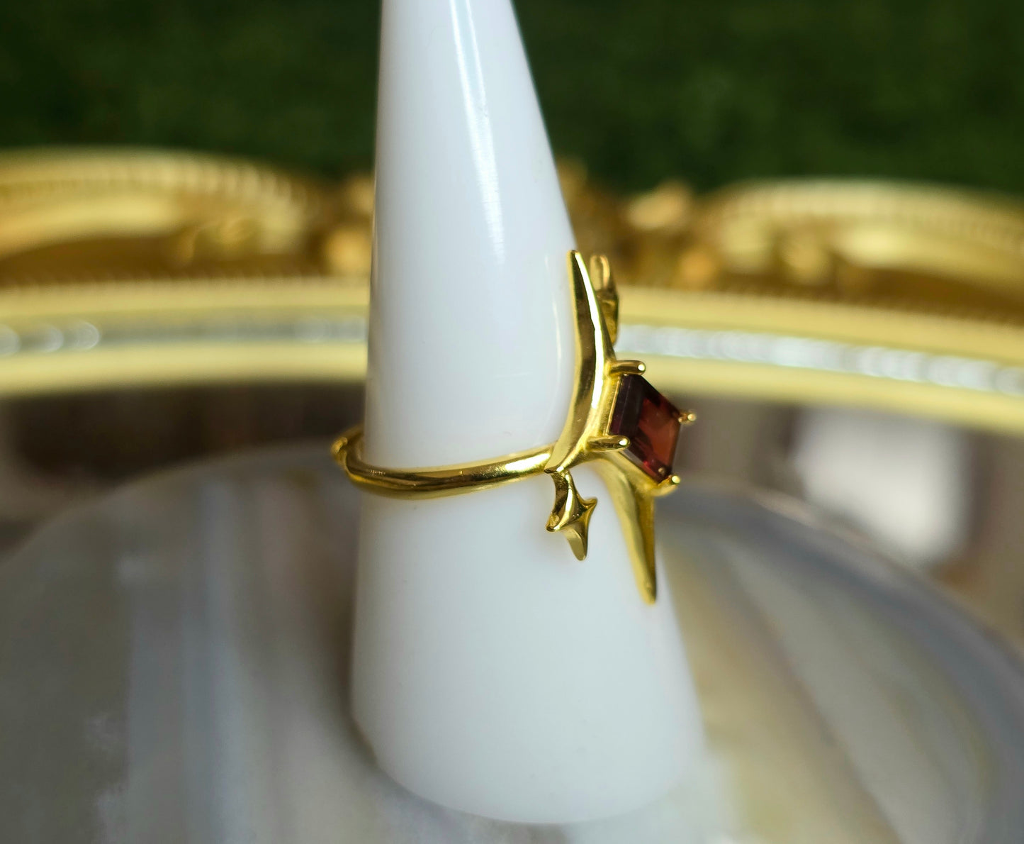 Garnet Starshine Ring B