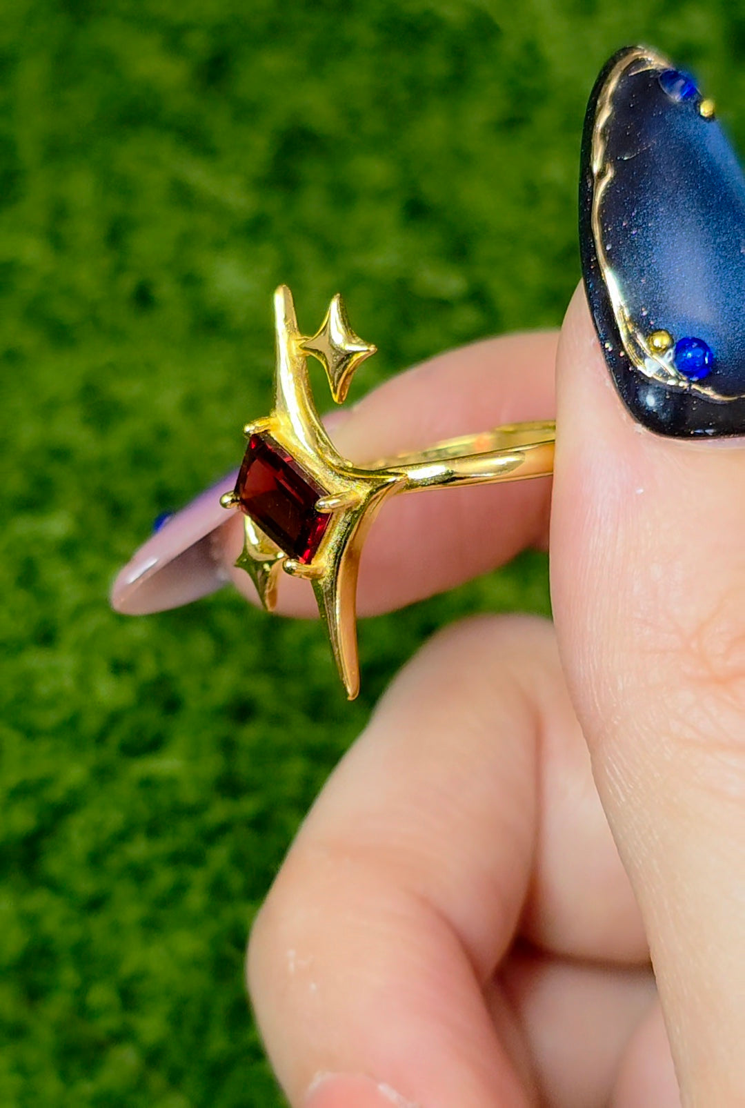 Garnet Starshine Ring B
