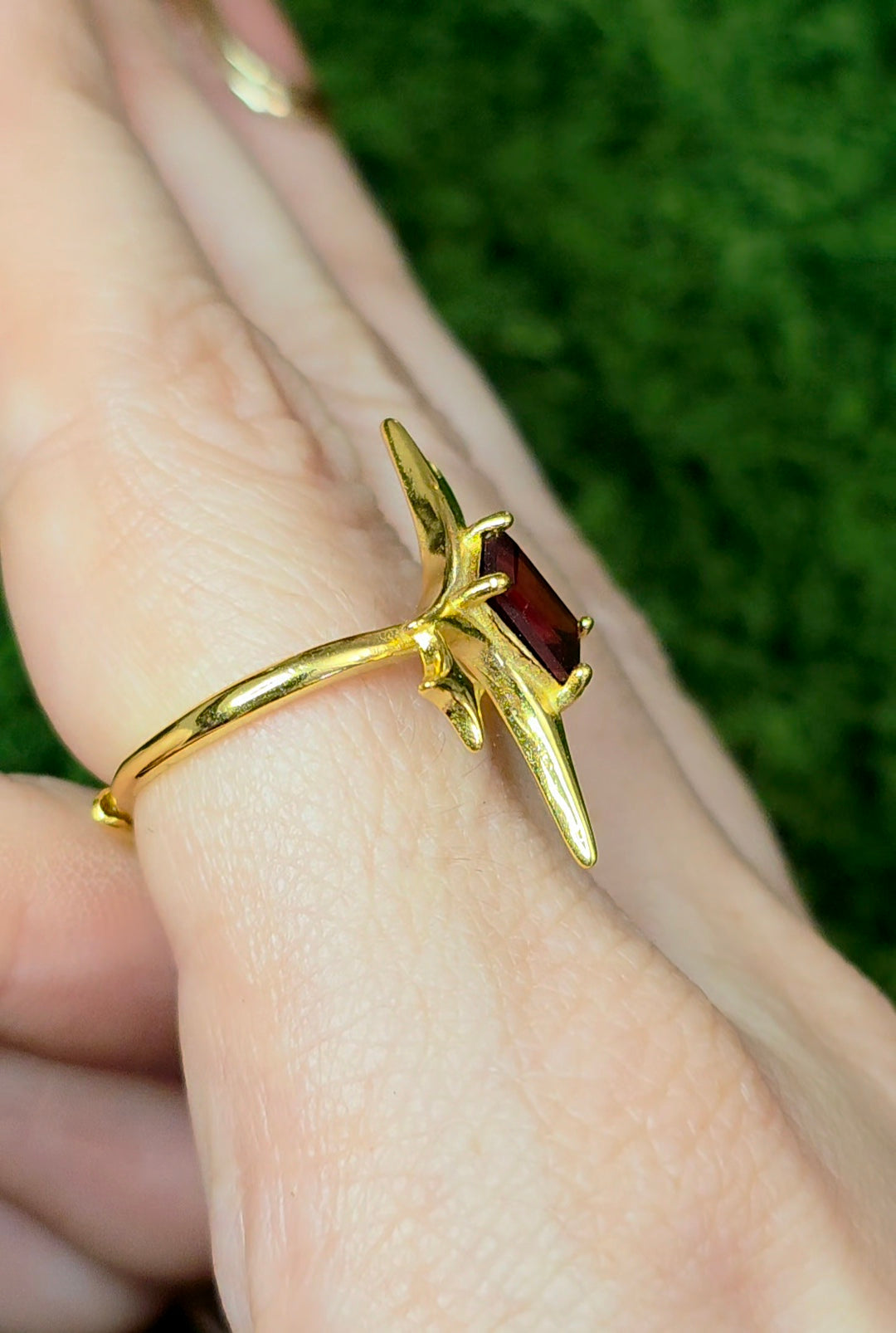 Garnet Starshine Ring B