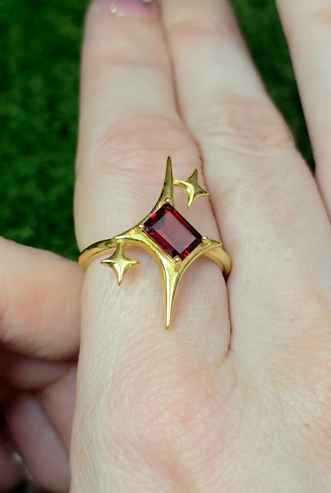 Garnet Starshine Ring B