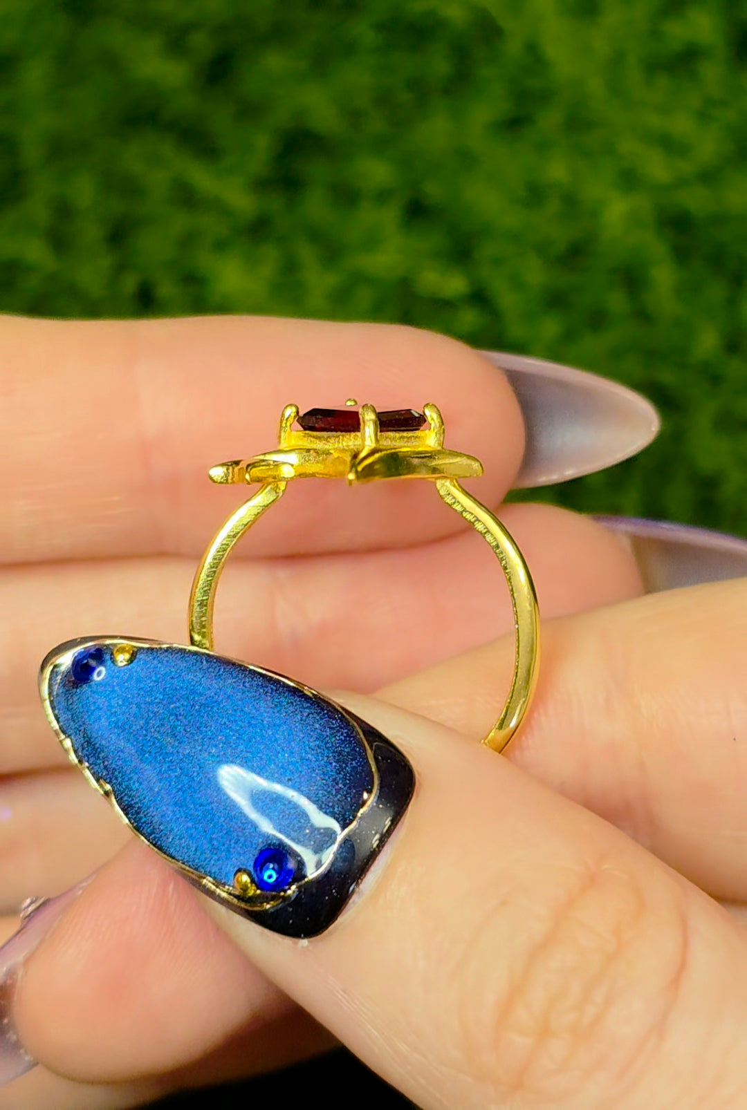 Garnet Starshine Ring B