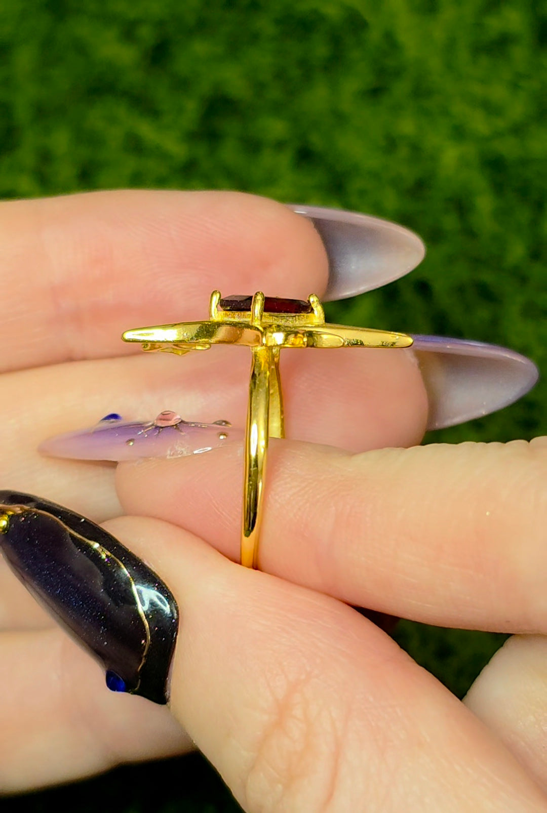 Garnet Starshine Ring B