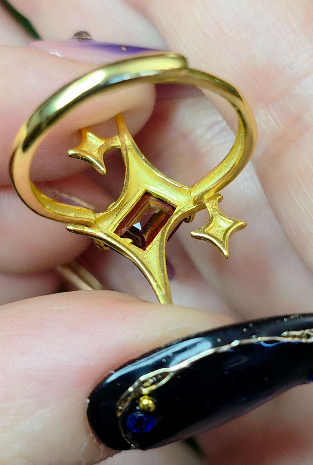 Garnet Starshine Ring B