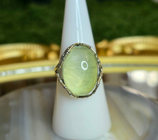 Prehnite Necromancer Ring