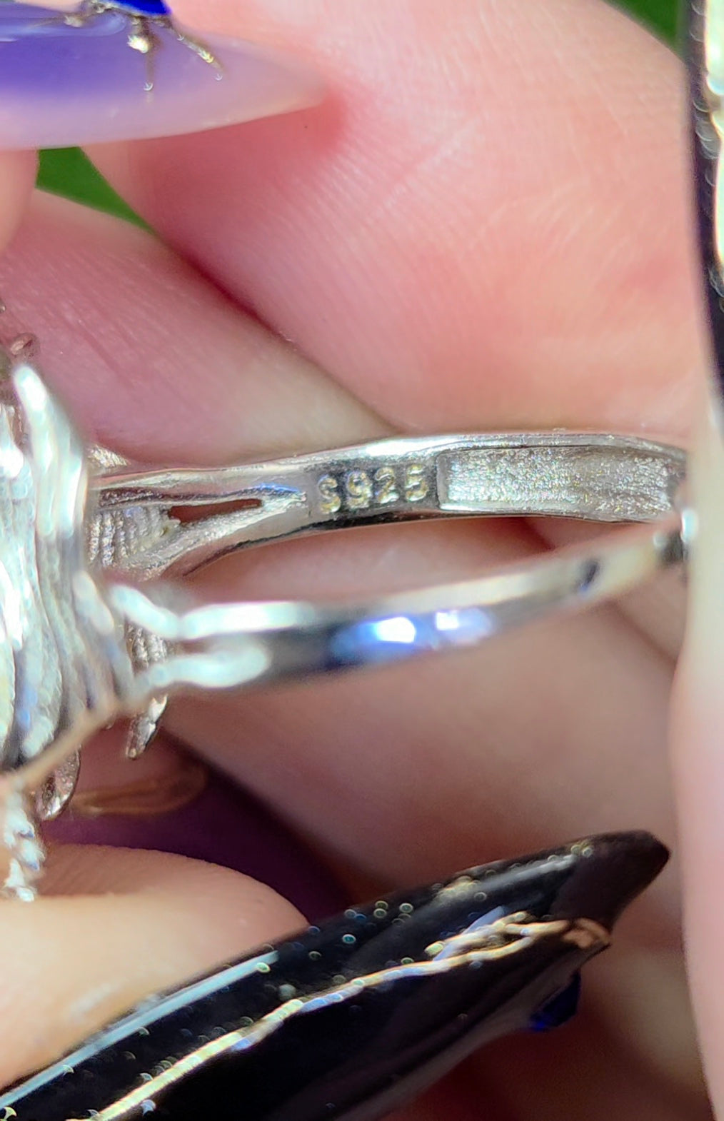 Green Fluorite Koi Ring