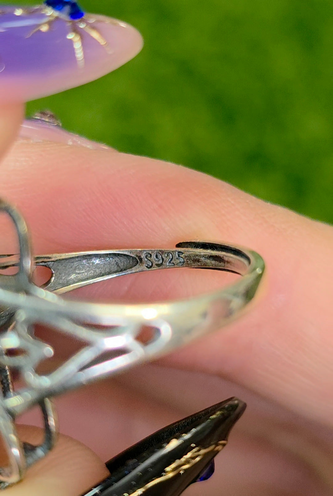 Amethyst Elven Ring