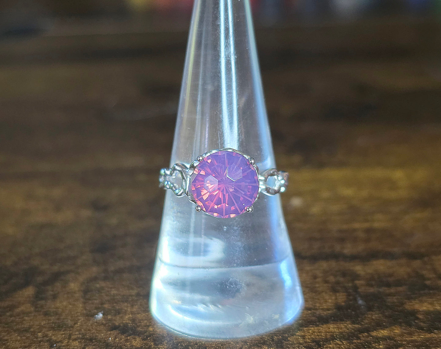 Flor's Lavender Moon Quartz Fireworks Ring