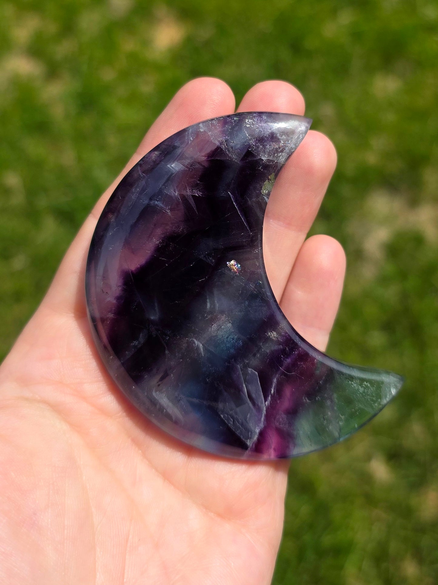 Banded Fluorite Moon A