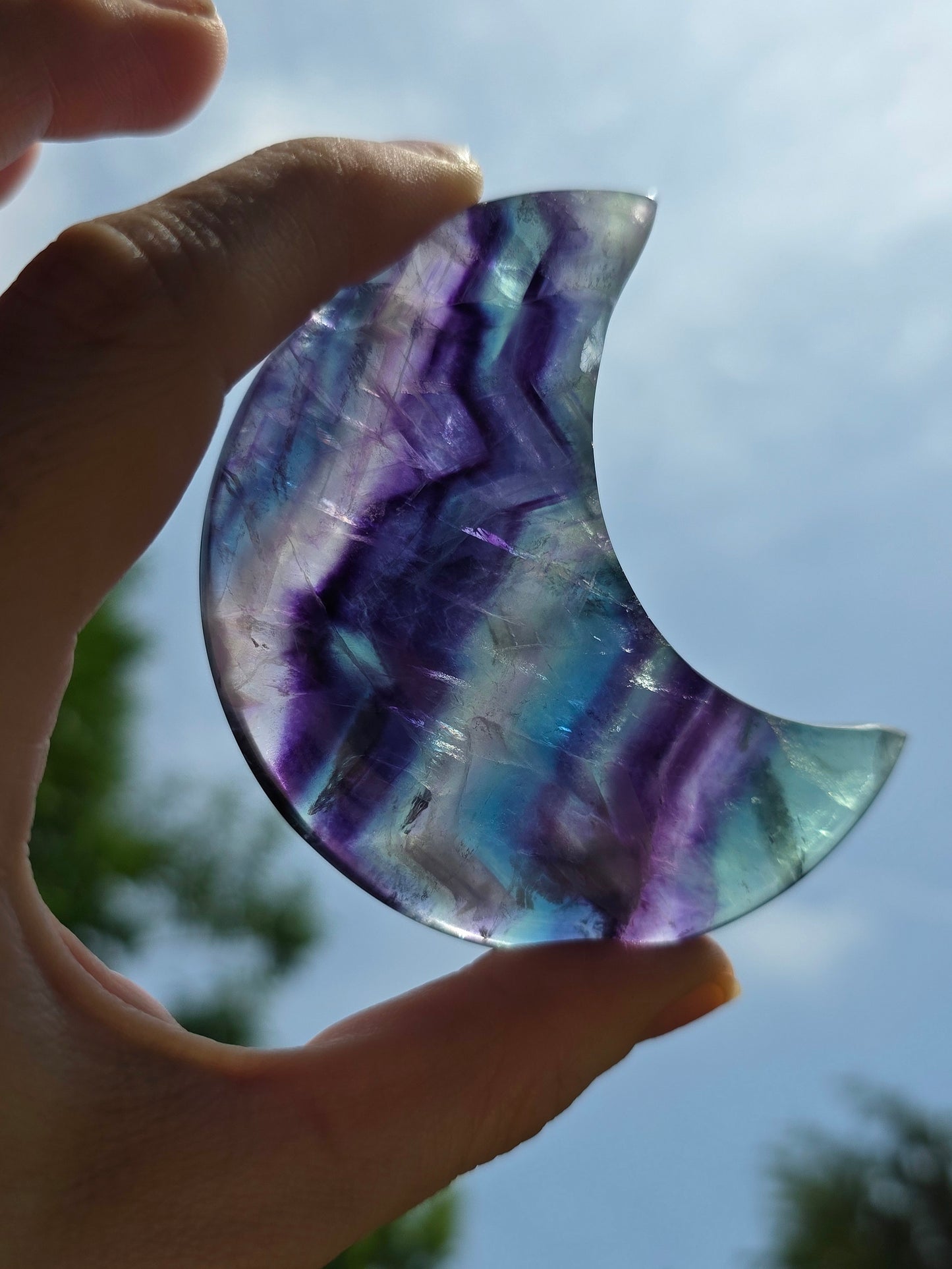 Banded Fluorite Moon A