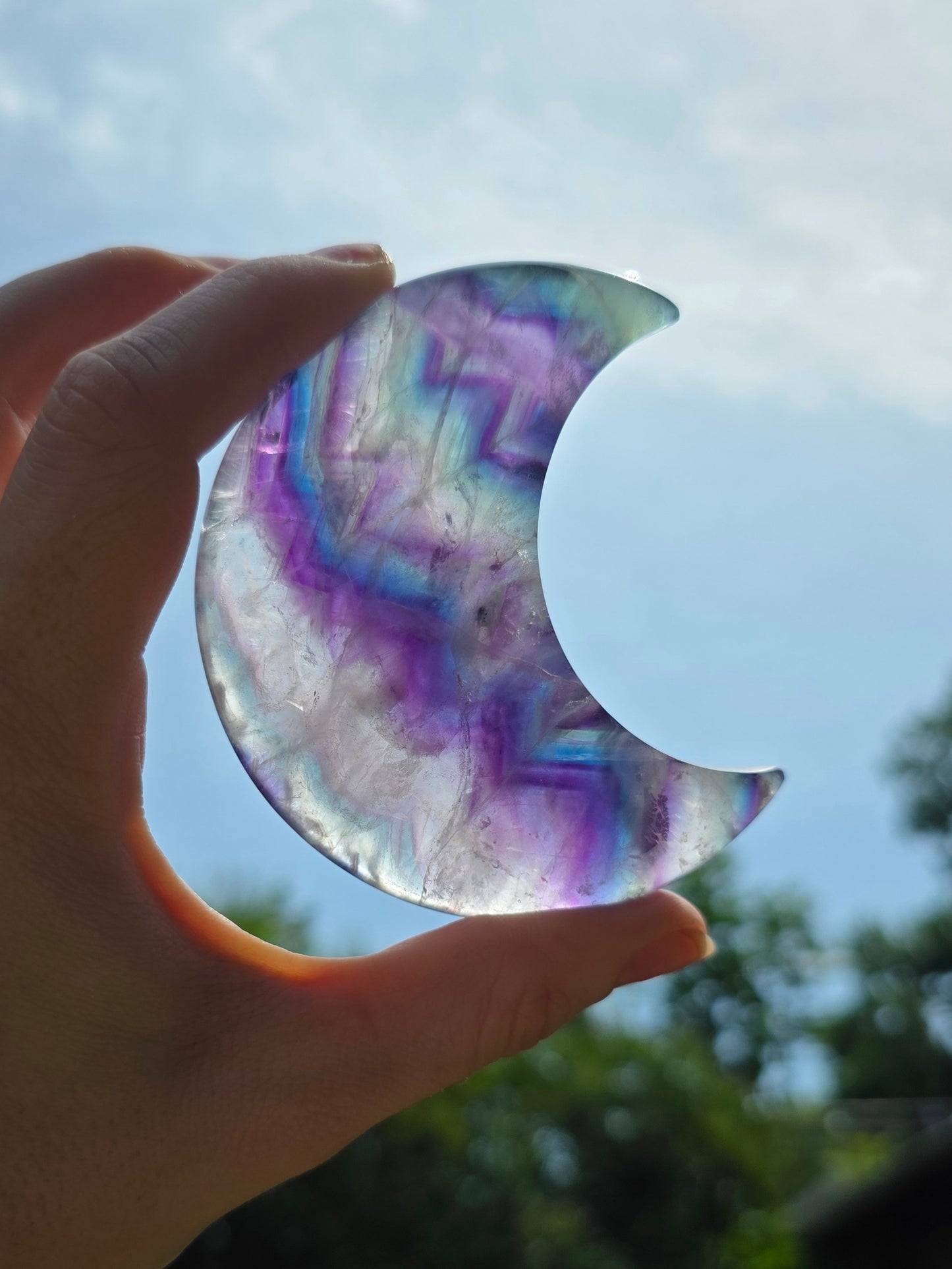 Banded Fluorite Moon B