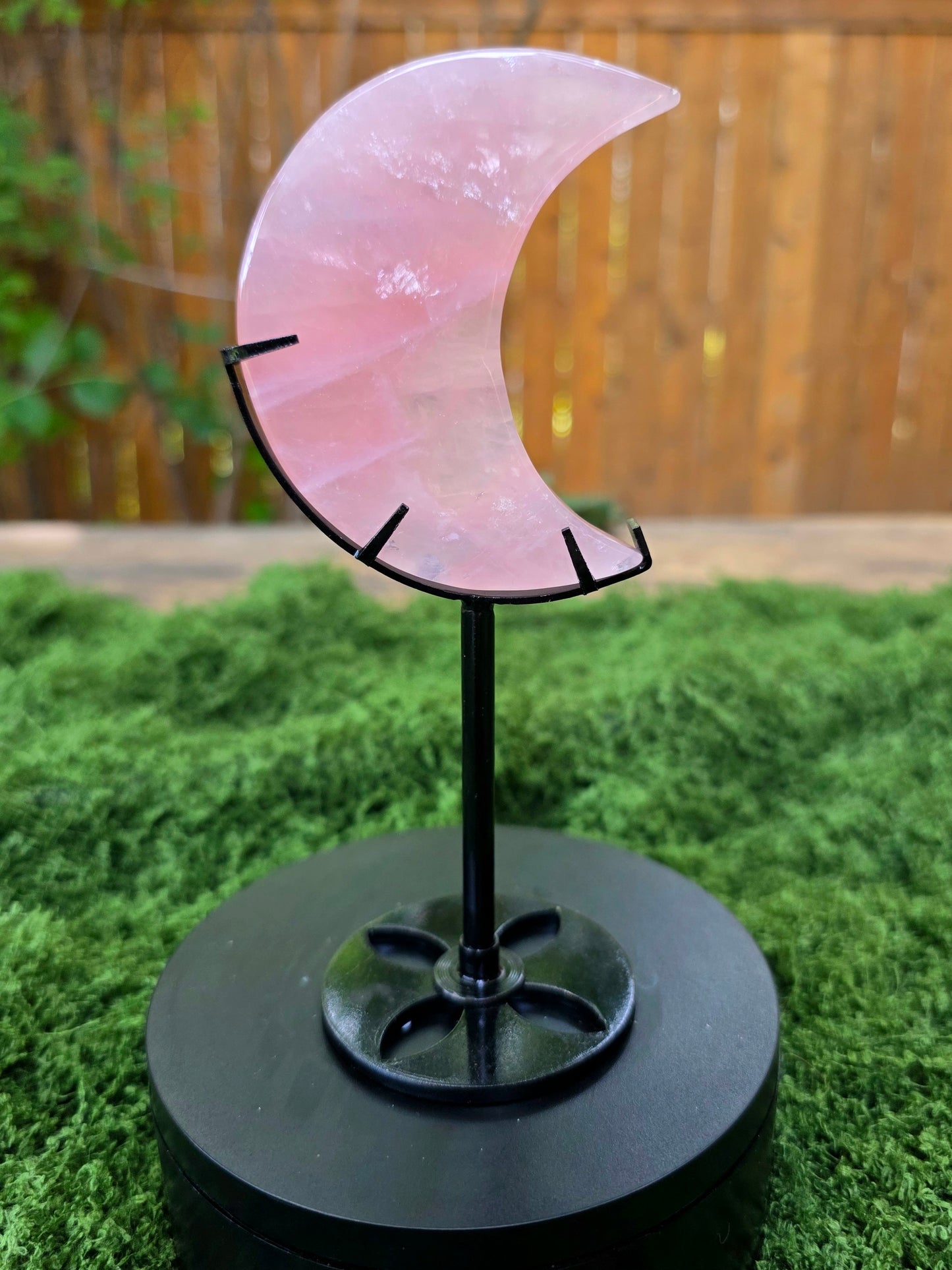 Rose Quartz Moon A