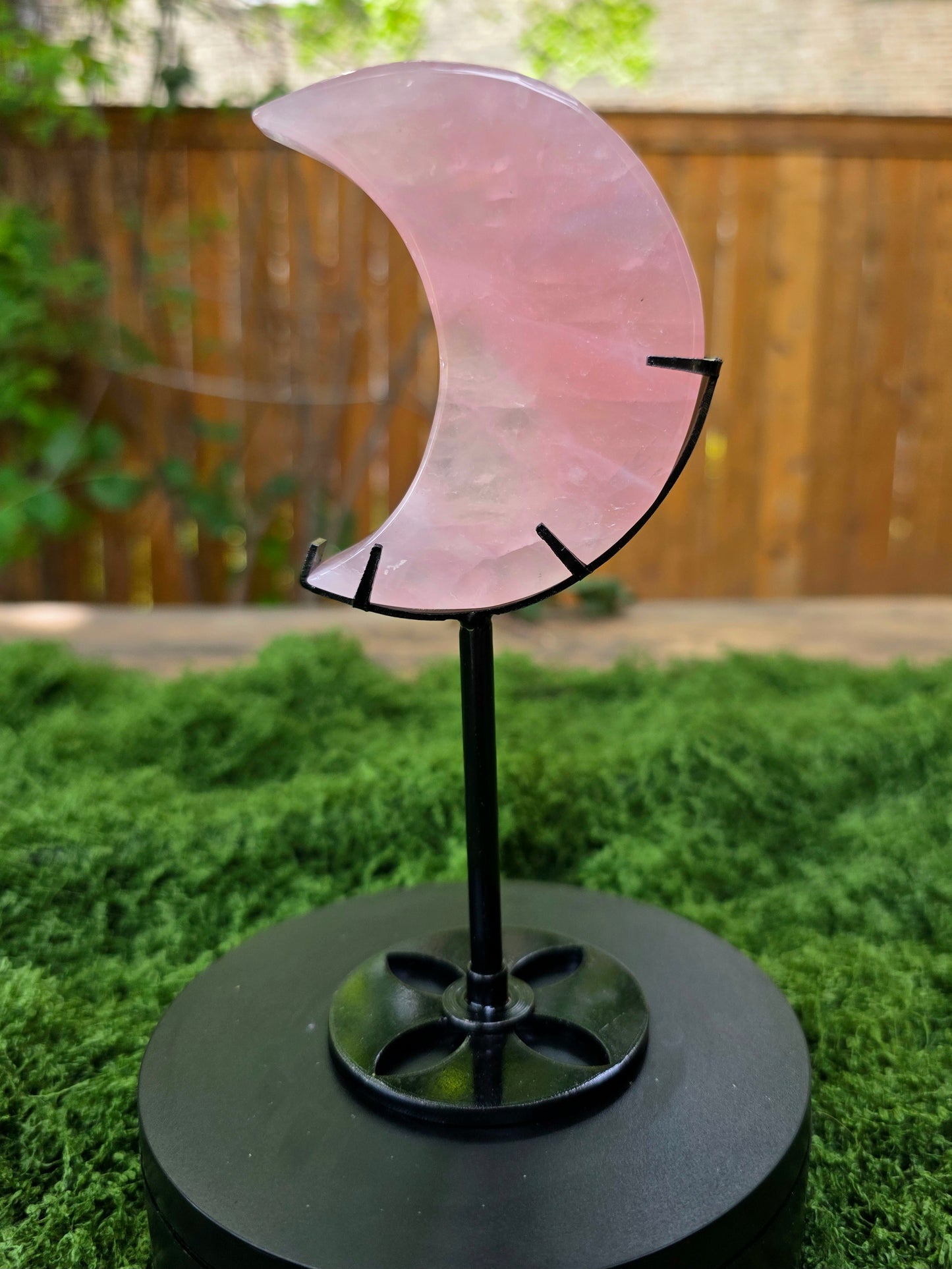 Rose Quartz Moon A