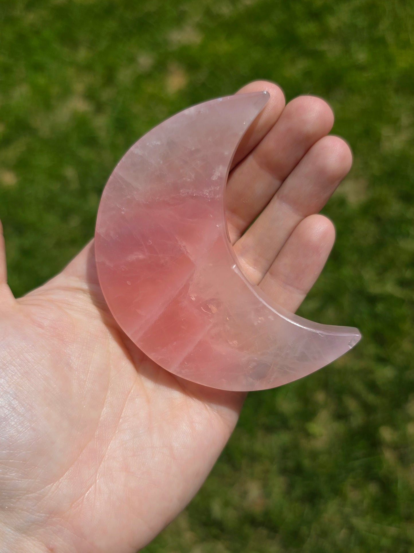 Rose Quartz Moon A