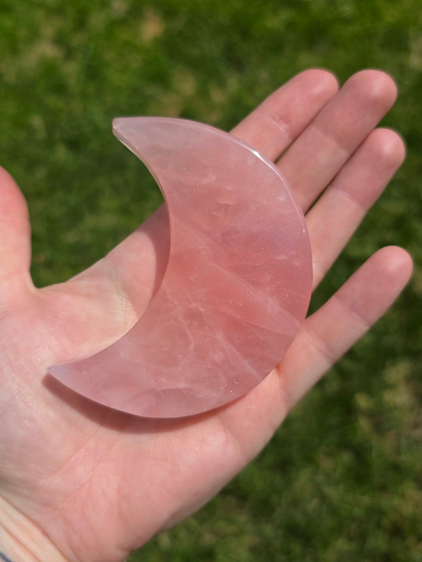 Rose Quartz Moon A