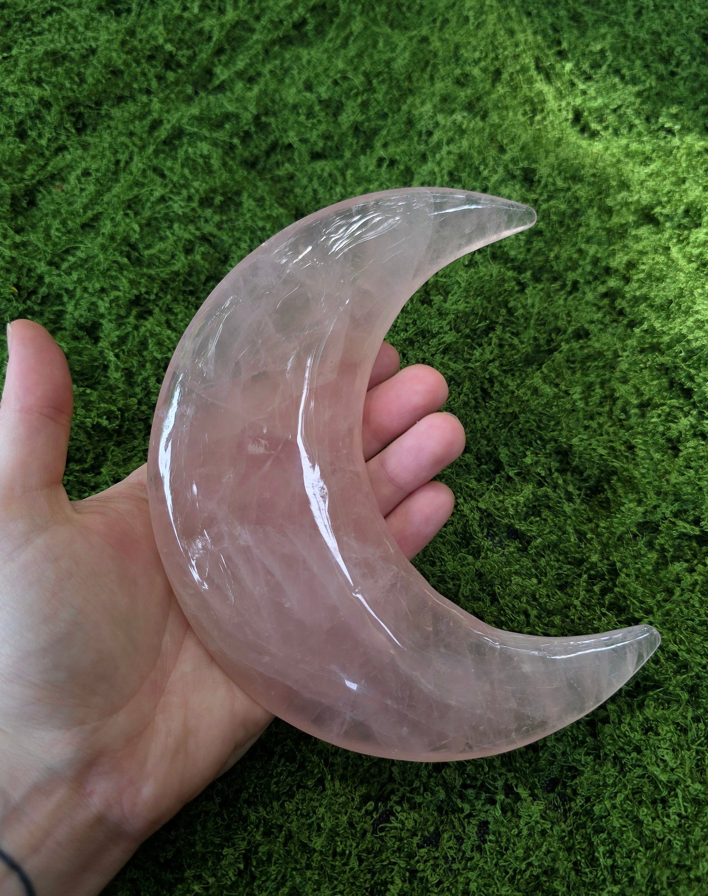 Rose Quartz Moon B