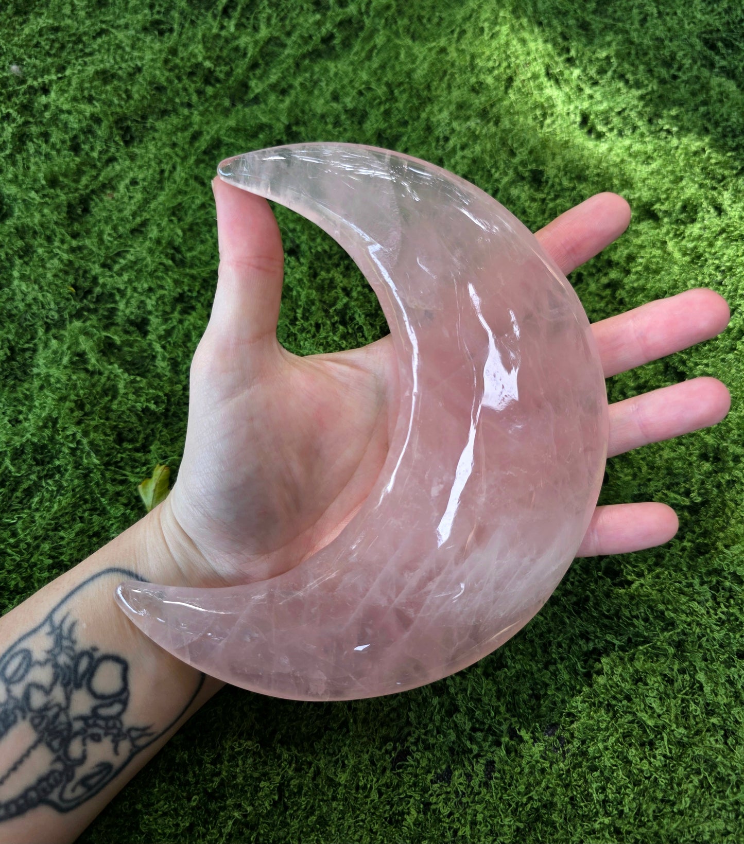 Rose Quartz Moon B
