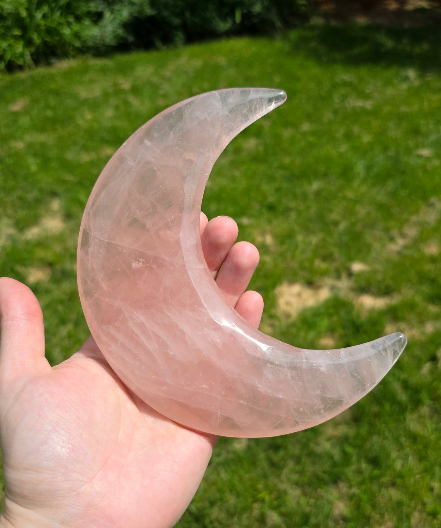 Rose Quartz Moon B