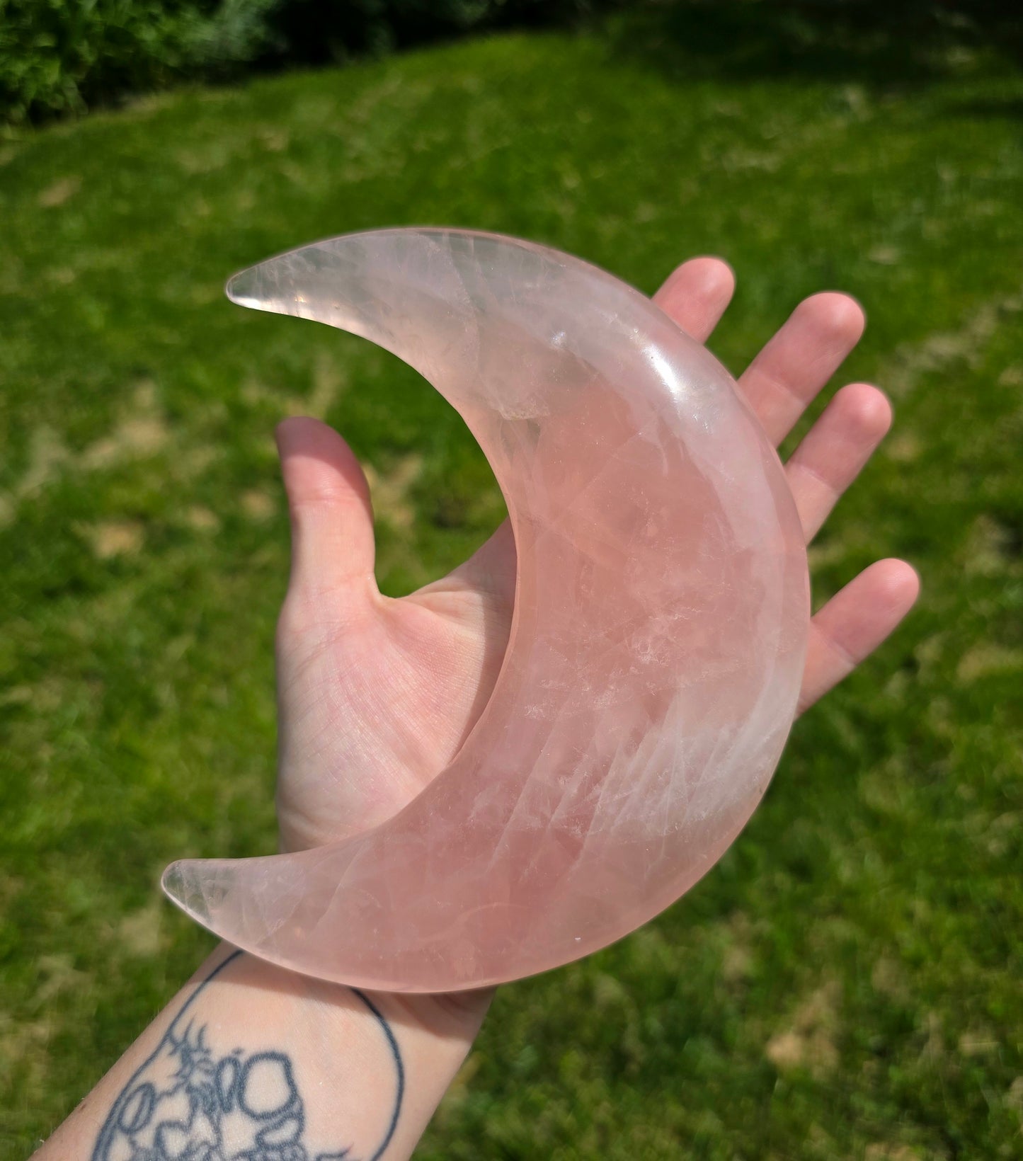 Rose Quartz Moon B